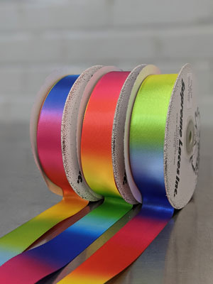 Polyester Ribbon 22mm - Rainbow
