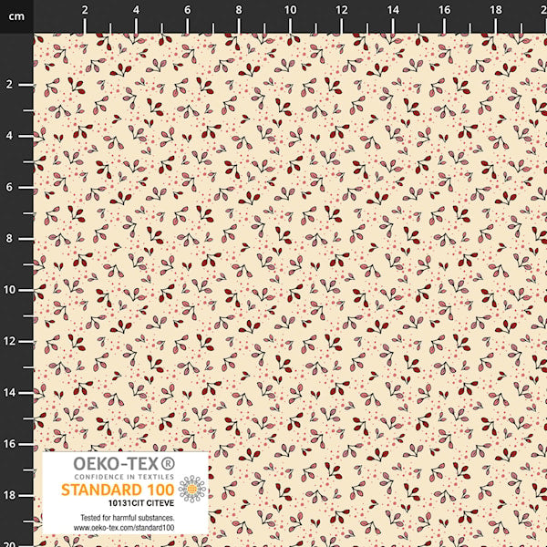 PRE-ORDER Stof The Sweetest Embrace Floral Sprig - Cream