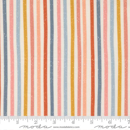 Moda Blossoms And Blooms Stripes - Pearl