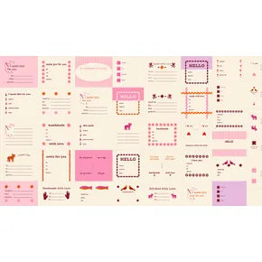 Panel: RSS 1-800-Calico Thanks I Made This Labels - Pink