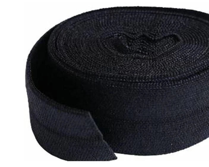 Fold-over Elastic 3/4in - Black