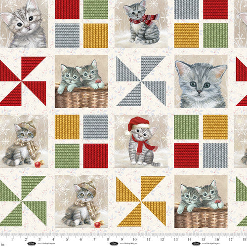 Blank A Purr-fect Holiday Season Cat Patchwork