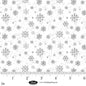Blank Be Merry & Shine Bright Mini Snowflakes - White