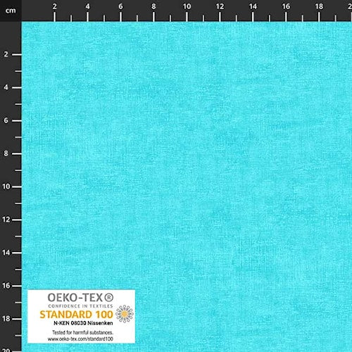 Stof Melange - Turquoise 700