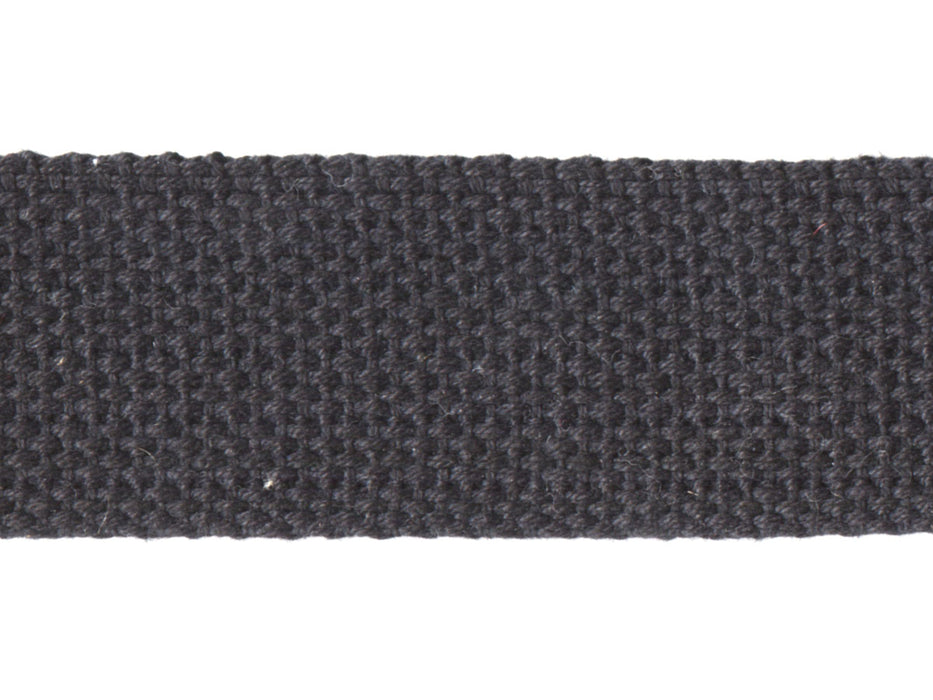 Cotton Webbing 38mm (1.5") Black