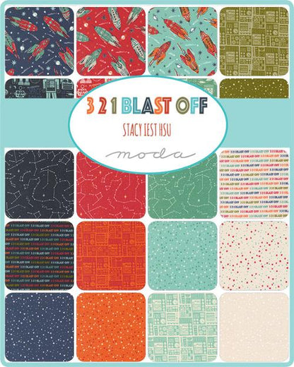 Moda 321 Blast Off 5" Charm Pack 42 pieces
