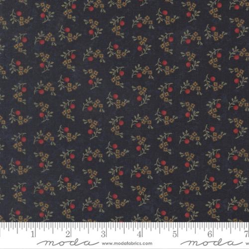 PRE-ORDER Moda Quail Run Blooms and Berries - Indigo - Black Rabbit Fabric Inc.
