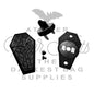 Atelier Bat Coffin Magnetic Snaps