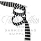 Atelier Webbing - White Stripes - 25mm (1in)