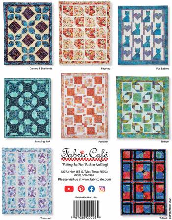 Fabric Cafe: Double Focus 3-Yard Quilts
