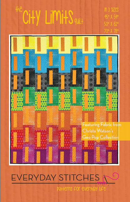 Paper Quilt Pattern - City Limits