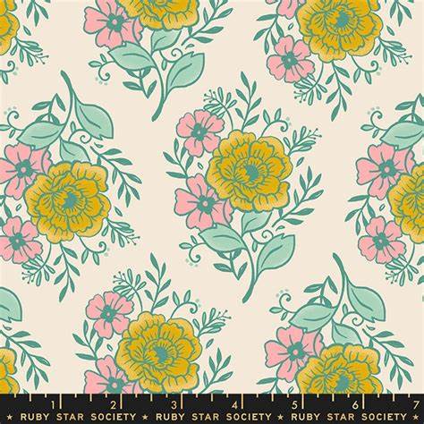 RSS - Reading Nook Yellow Floral Soft Aqua