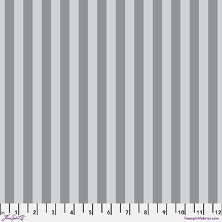 Tula Pink True Colors Graywork Tent Stripe - Fog