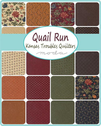 PRE-ORDER Jelly Roll: Moda Quail Run 40 pcs - Black Rabbit Fabric Inc.