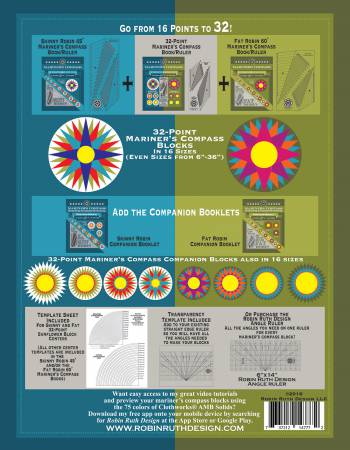 32 Point Mariner's Compass Book and Ruler