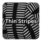 Atelier #5 Zipper - B&W Thin Stripes