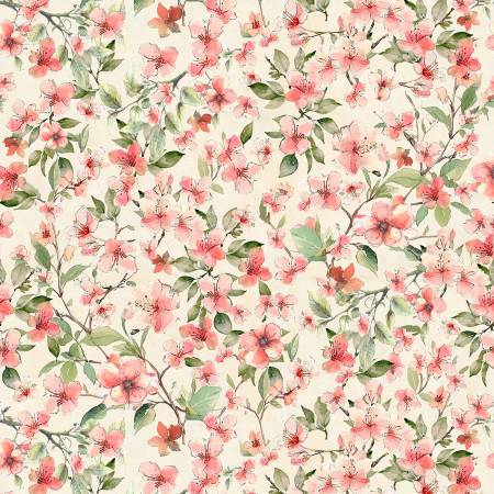 Hoffman Nesting Hour Blossom - Pink