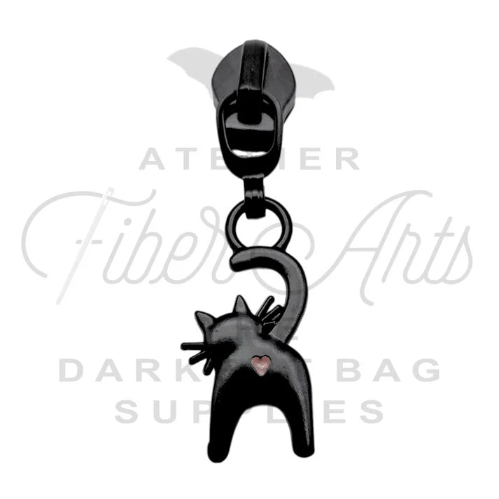 Atelier #5 Zoe's Poot Zipper Pulls in Matte Black