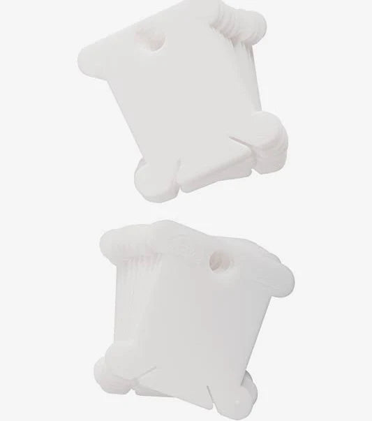 Plastic Floss Bobbin 20ct - Black Rabbit Fabric Inc.