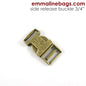 Side Release Buckle: 3/4" (18 mm)