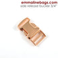 Side Release Buckle: 3/4" (18 mm)