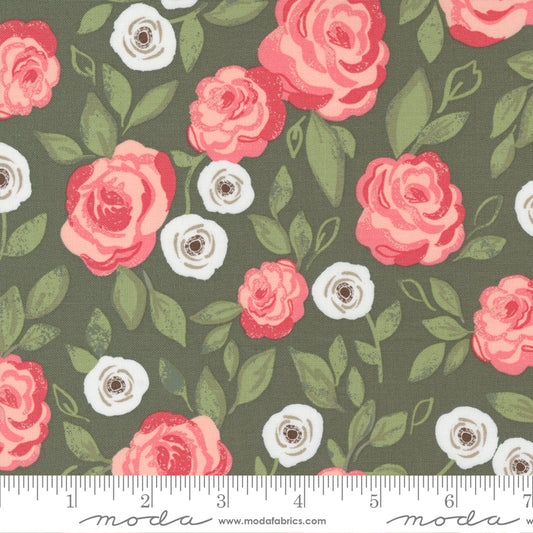 Moda - Love Note Olive Roses in Bloom