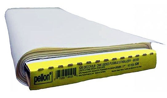 Pellon 526 Decovil, One-Sided Fusible, 42% Polyester, 35% Viscose, 23% Polyamide