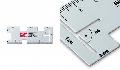 Prym Seam Gauge in Metal