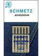 Schmetz Denim/Jeans needles, 5 count, size 100