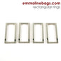 Flat Rectangular Rings (4 Pack)