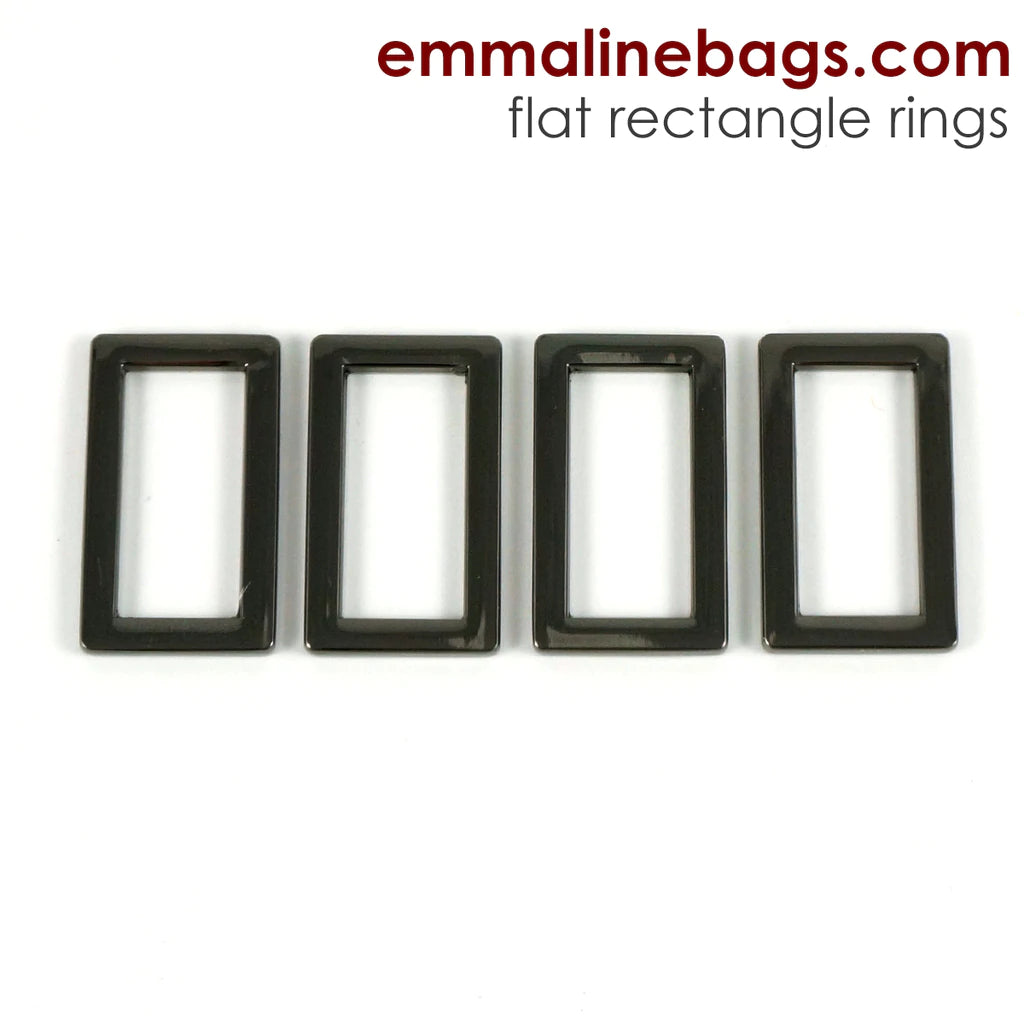 Flat Rectangular Rings (4 Pack)