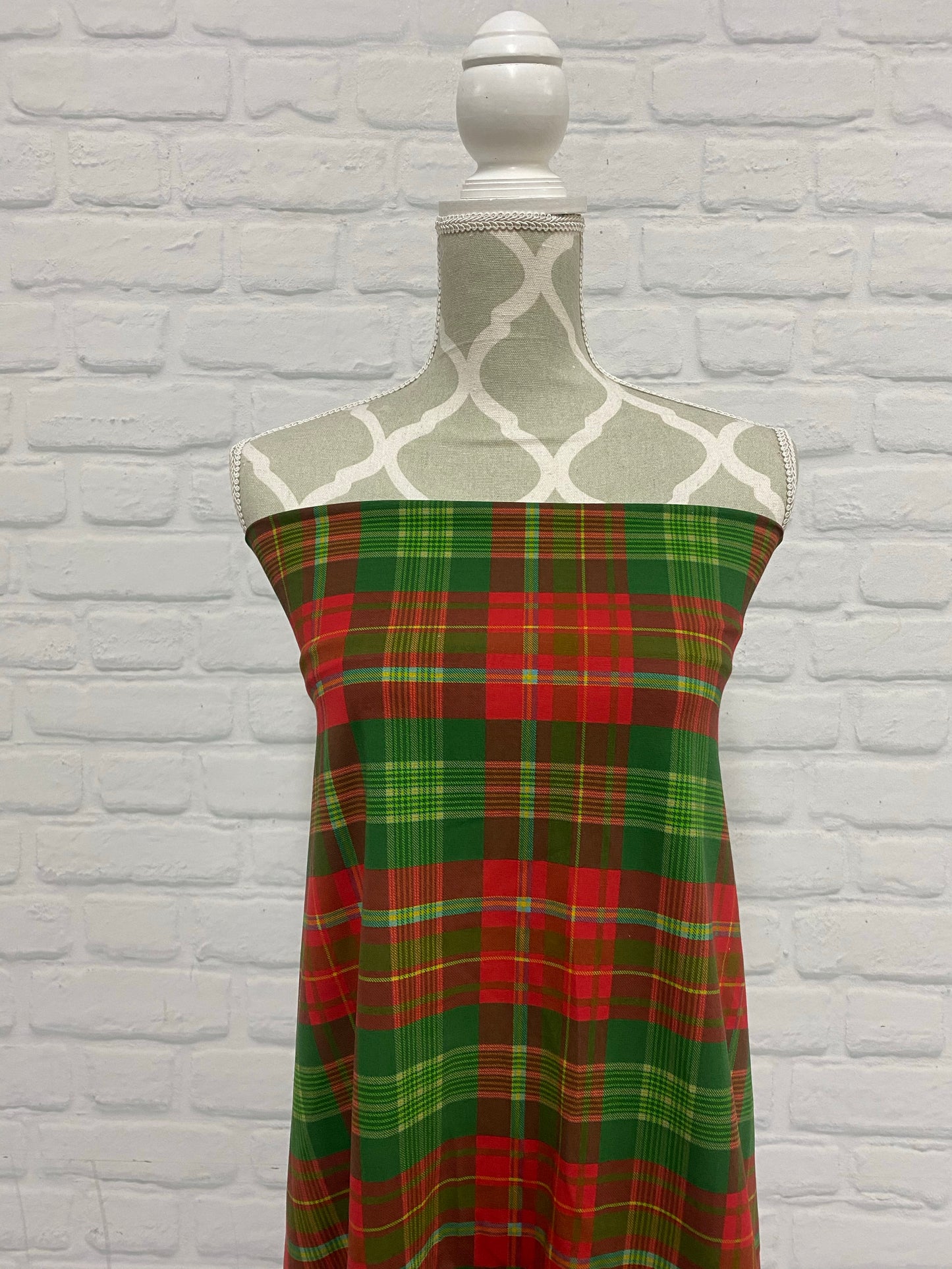 New Brunswick Tartan Cotton French Terry