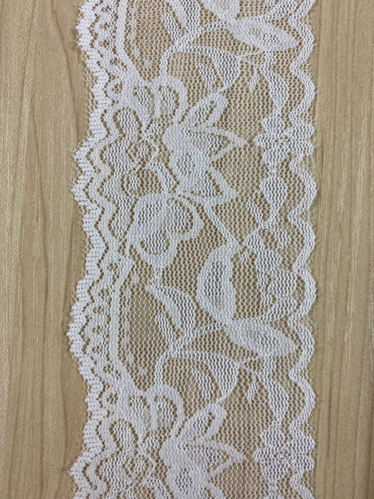 Stretch Lace White  6cm (2.5inches) 561