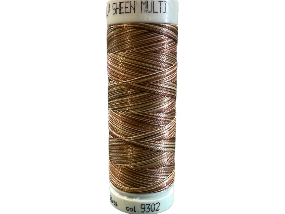 Mettler Polysheen Variegated Thread, 200M - 9302