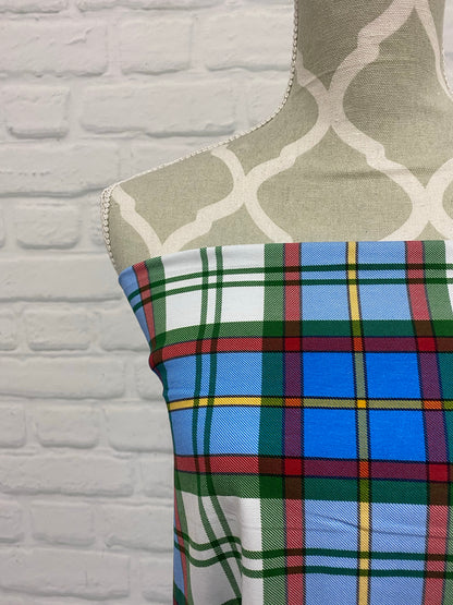 Alberta Tartan Cotton Jersey