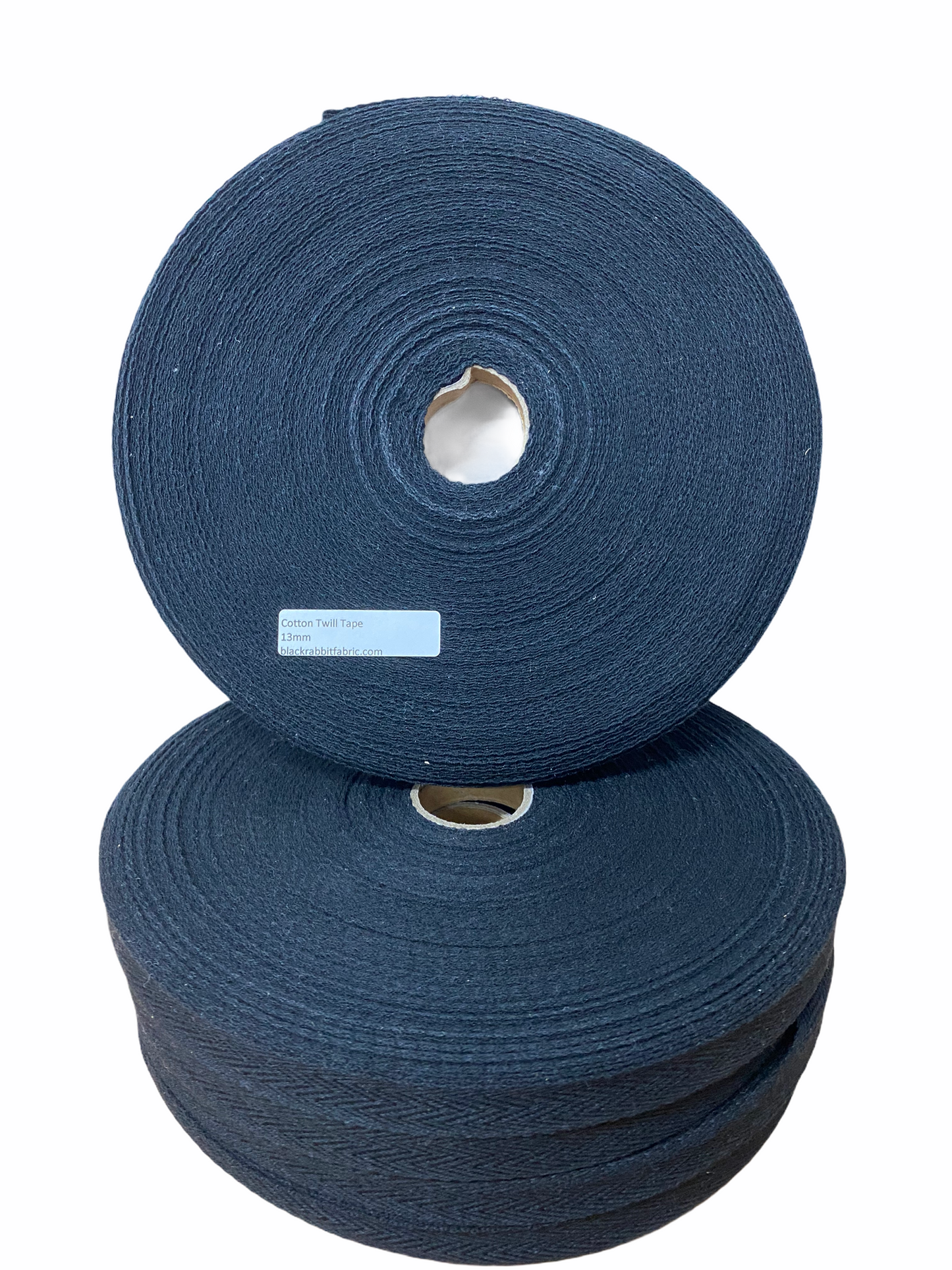 Cotton Twill Tape - black 13mm