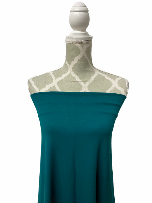 Bamboo Stretch French Terry - Dark Jade