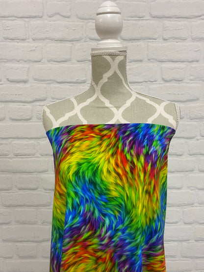 Rainbow Fur Bamboo Jersey