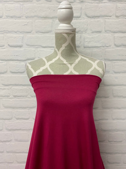 Bamboo Jersey Knit - Raspberry