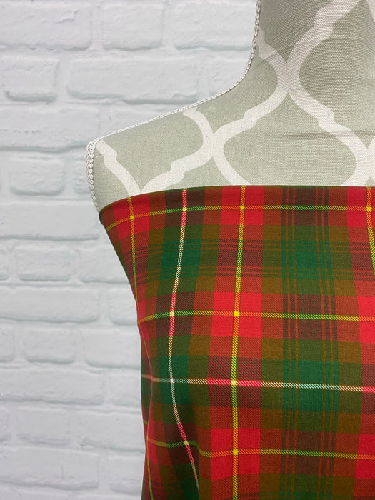 Prince Edward Island Tartan Cotton Jersey