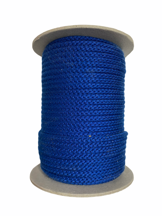 Braided Cord 5mm - Royal - Full Roll