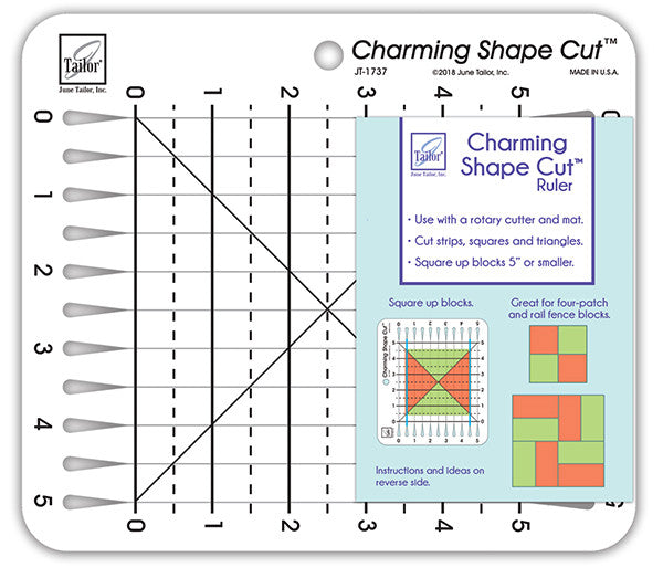 June Tailor Charming Shape Cut™ Slotter Ruler