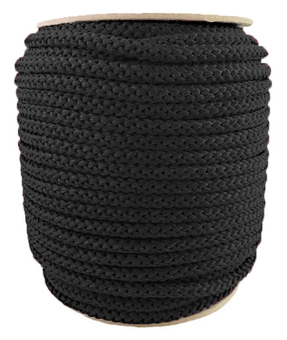 Cord Polypropylene, 6mm - Black - Full Roll
